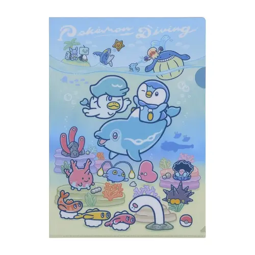 [Pokemon Center] Pokemon Diving Clearfile 3er-Set