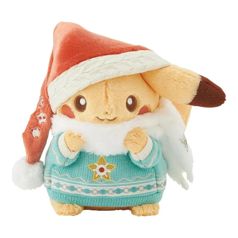 [Pokemon Center] Pokemon Heartwarming Christmas 2024 Plüschfigur Pikachu