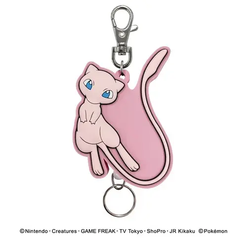 [Pokemon Center] Pokemon Rubber Reel Anhänger Mew