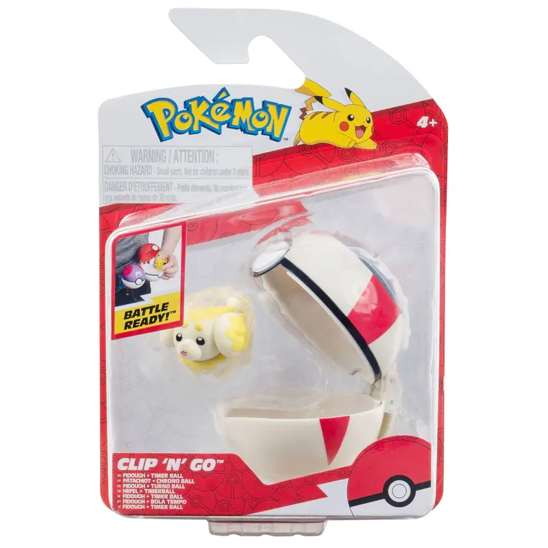 Pokémon Clip'n'Go Poké Balls Hefel & Timerball