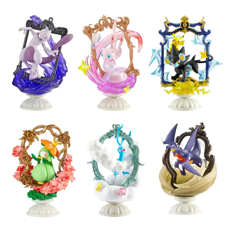 Pokémon - Decorative Frame Collection 2 - Blind Box Mini-Figur - Einzelbox - Re-Ment