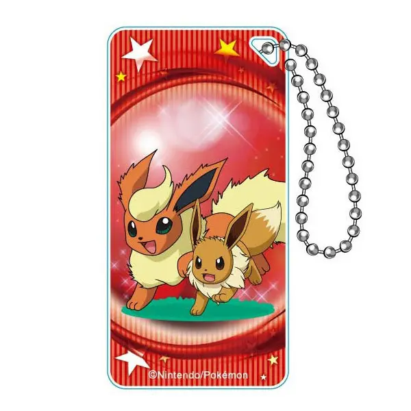 Pokemon Domiterior Anhänger Evoli & Flamara