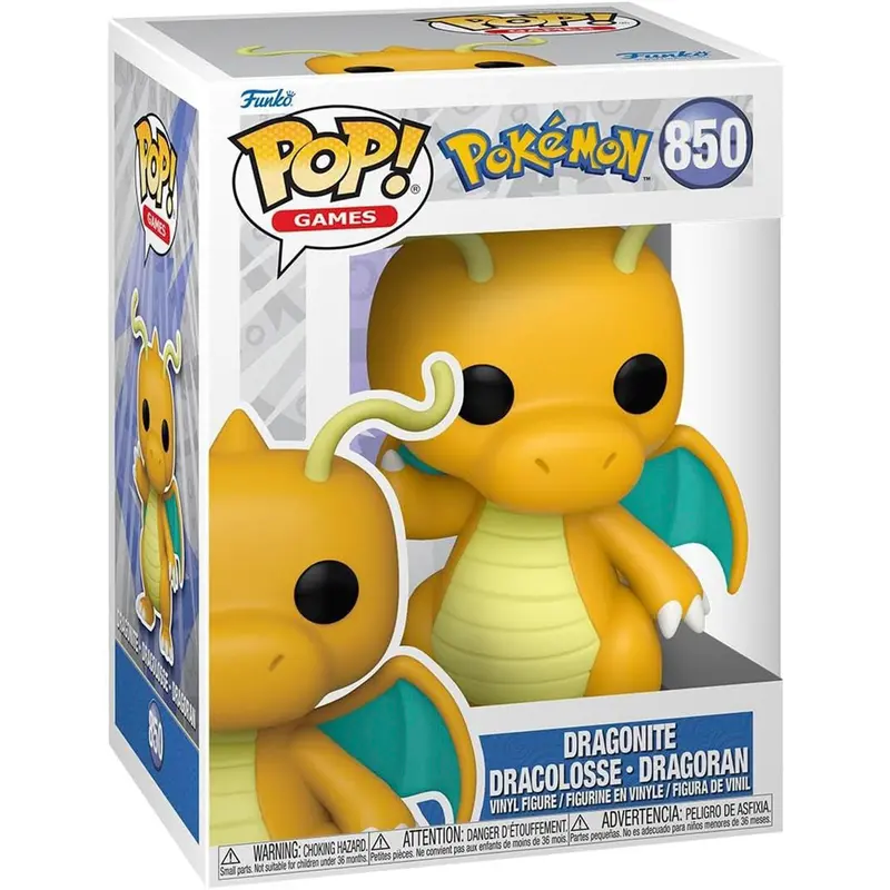 Pokémon - Dragoran (Dragonite) Figur - 9,5cm - Funko Pop! #885