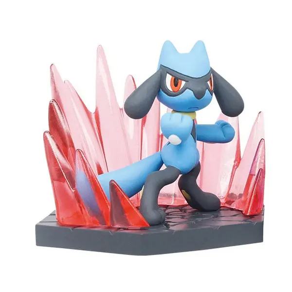 Pokemon Fight vs. Ghost Battle Diorama Gashapon Figur Riolu