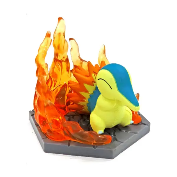 Pokemon Fire vs. Grass Battle Diorama Gashapon Figur Feurigel