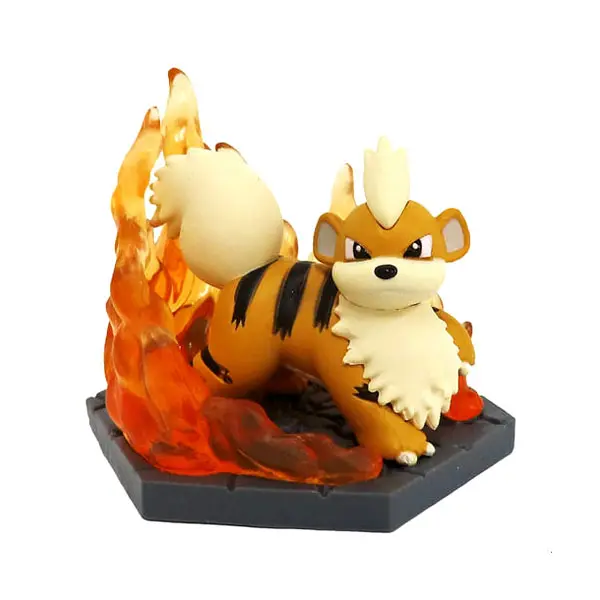 Pokemon Fire vs. Grass Battle Diorama Gashapon Figur Fukano