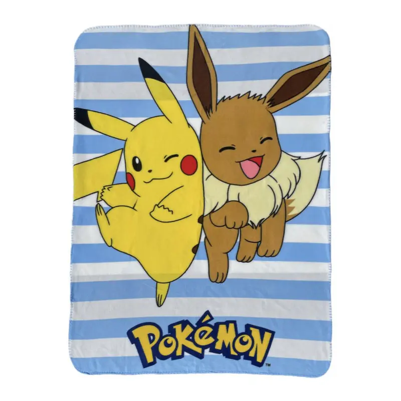 Pokemon Fleecedecke Pikachu & Evoli