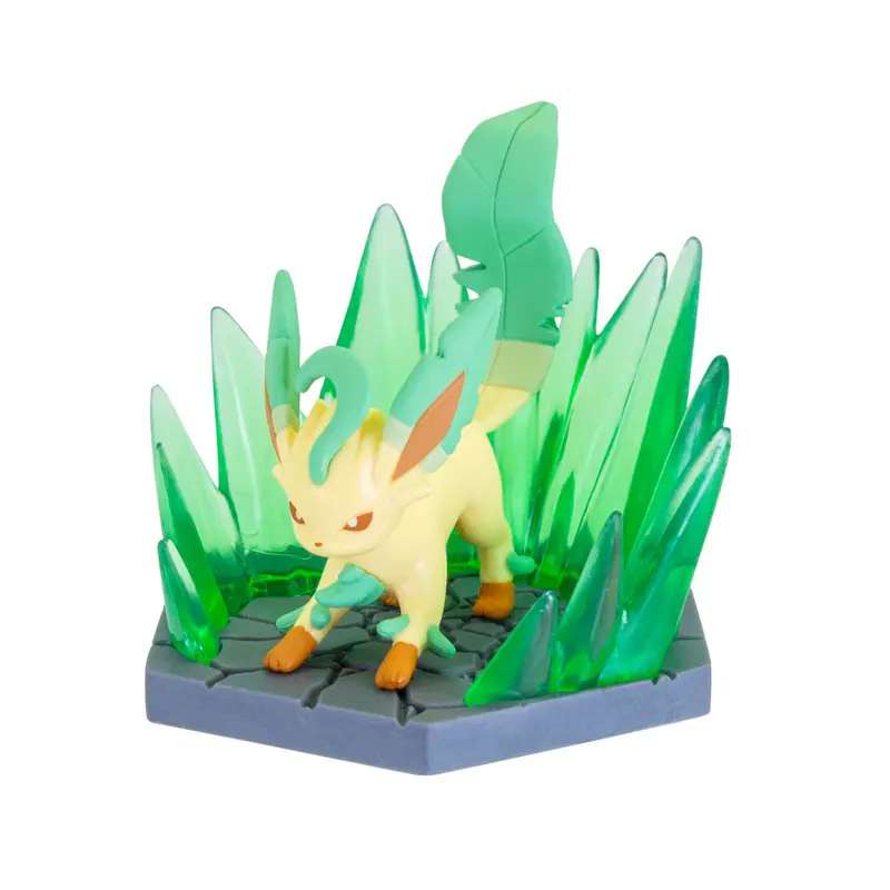 Pokemon Folipurba Diorama Figur - Water vs. Grass Battle - Gashapon