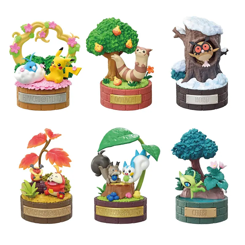 Pokémon - Forest Stories - Blind Box - 6 cm - Einzelbox - Re-Ment
