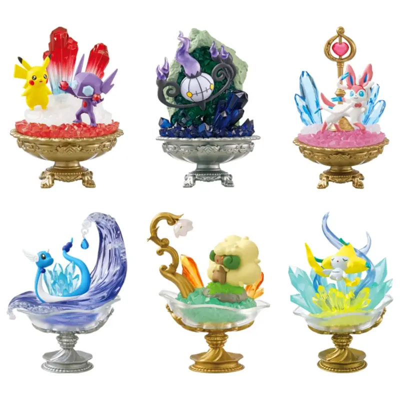 Pokémon - Gemstone Collection Vol.2 - Minifiguren 6er-Box - Re-Ment