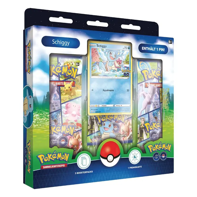 Pokemon GO TCG Pin Box Schiggy (DE)