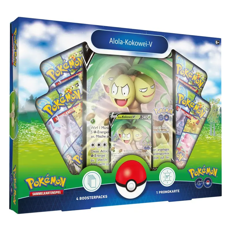 Pokemon GO TCG V-Box Alola-Kokowei-V (DE)