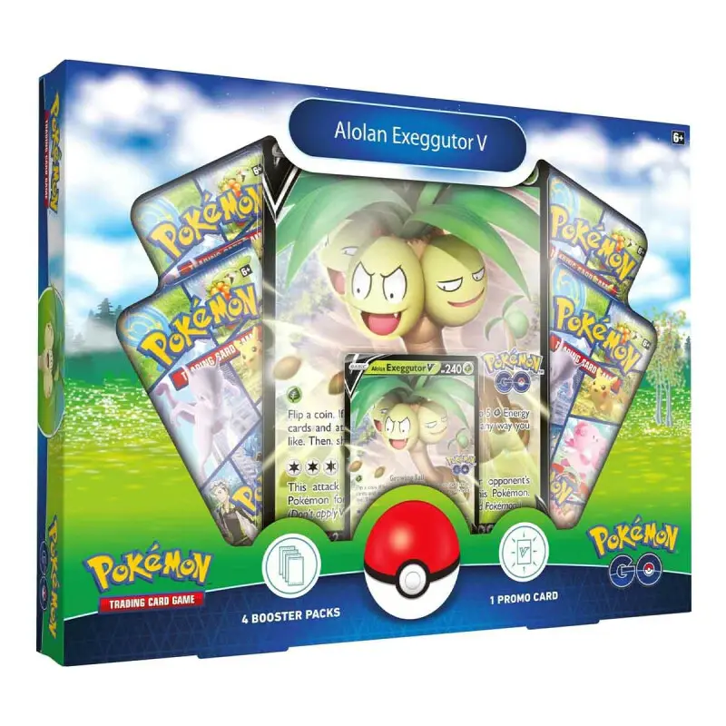 Pokemon GO TCG V-Box Alolan Exeggutor-V (EN)