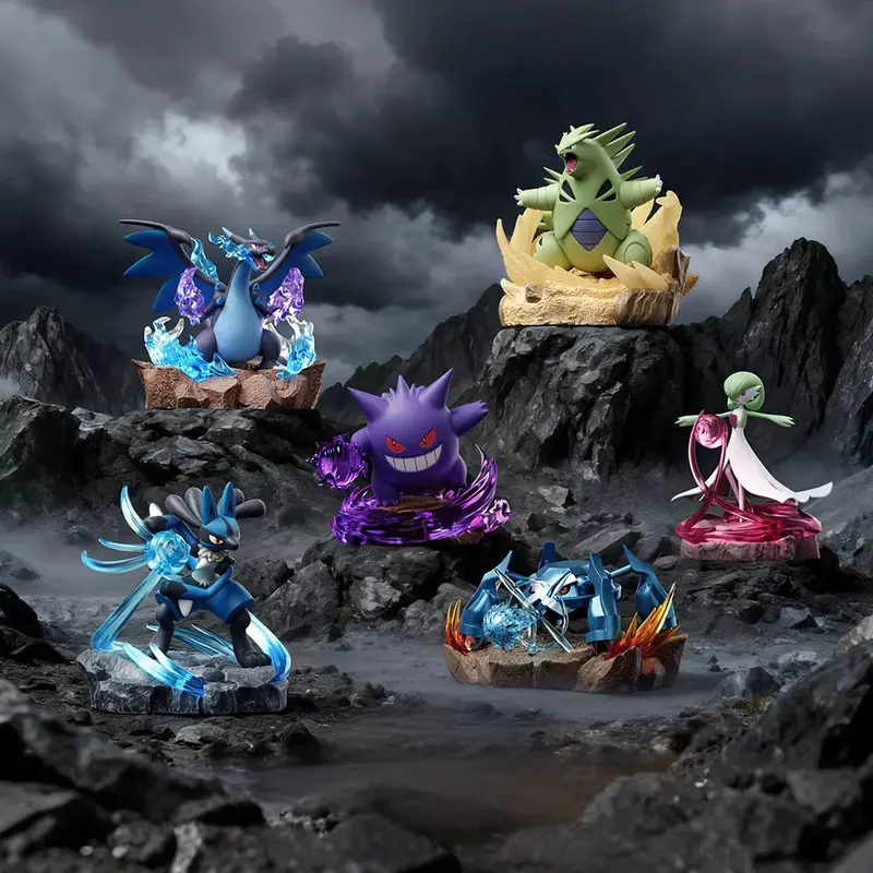 Pokémon - Kampfszene Series - Blindbox - Einzelbox - 10,3cm - Holly Box