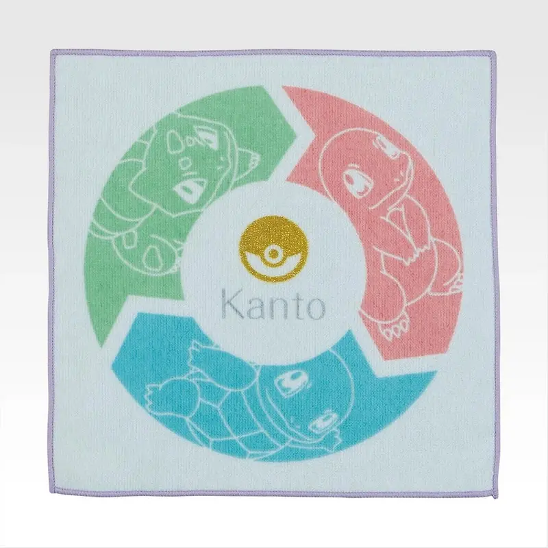 Pokemon Kanto Handtuch - 30th Anniversary Kuji Vol. 1 (23 x 23 cm)