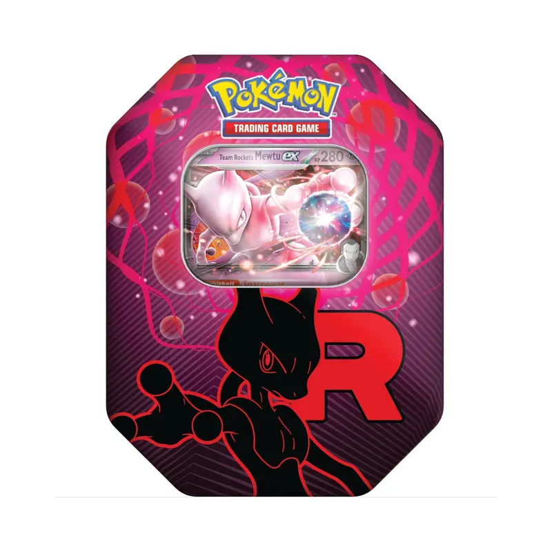 Pokémon - Karmesin & Purpur - Ewige Rivalen - Team Rockets Mewtu ex Tin Box (deutsch)