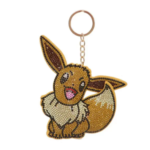Pokemon Kunstleder Glitzeranhänger Evoli
