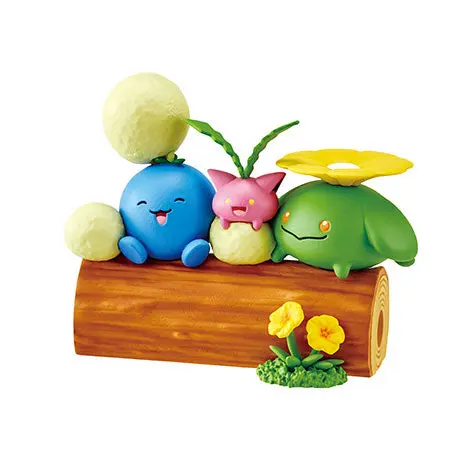 Pokemon Lineup! Connect! Good Friends Tree Vol. 2 Re-Ment Figur (6) Papungha & Hoppspross & Hubelupf