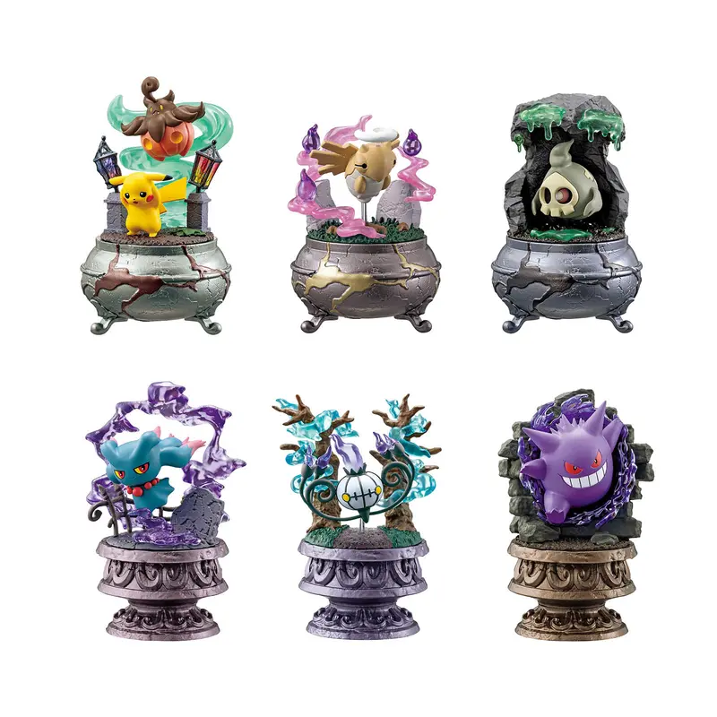 Pokémon - Little Night Collection 2 - Miniatur-Diorama - Blindbox - Einzelbox - Re-Ment