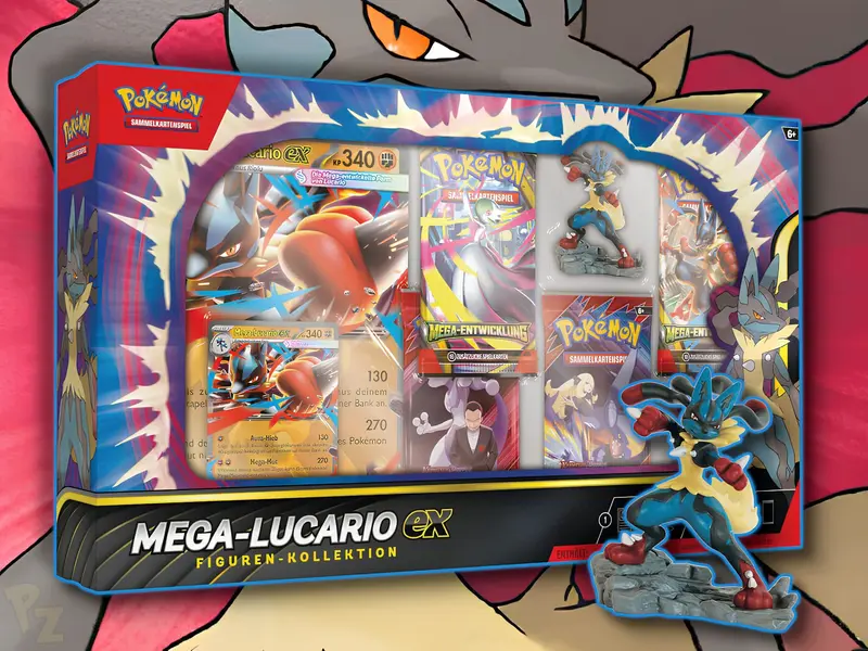 Pokémon - Mega-Lucario ex - Figuren-Kollektion (deutsch)