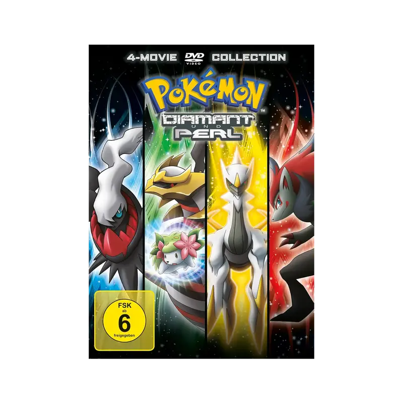 Pokémon-Movie Collection - Diamant und Perl - Filme 10-13 (DVD)