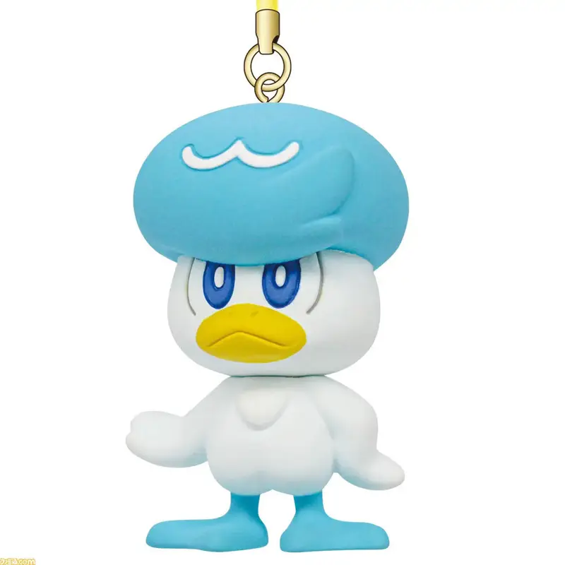 Pokemon Netsuke Mascot Paldea Region Gashapon Anhänger Kwaks