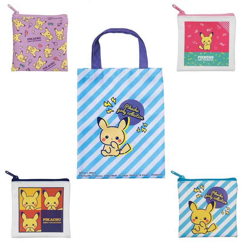 Pokemon Pikachu Girly Collection Gashapon Mini Taschen *5er Set* (B)