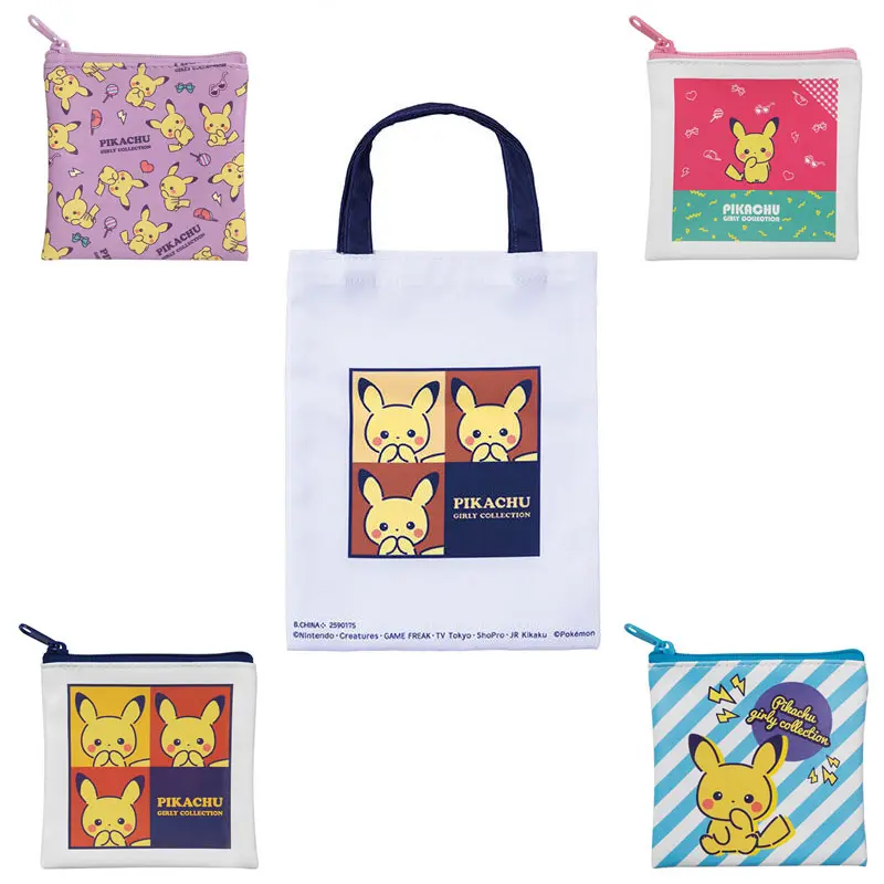 Pokemon Pikachu Girly Collection Gashapon Mini Taschen *5er Set* (C)
