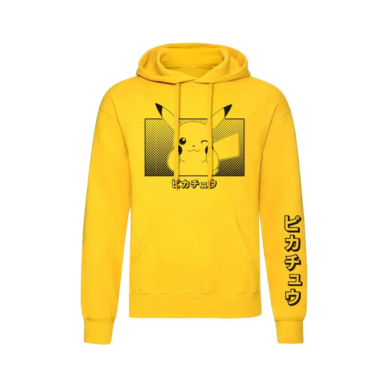 Pokémon - Pikachu Katakana - Hoodie - Größe S