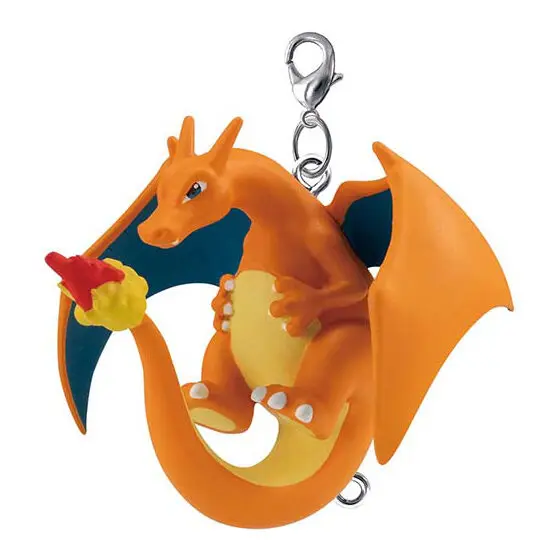 Pokemon Pinch & Connect Vol. 7 Gashapon Anhänger Glurak (Karabiner)