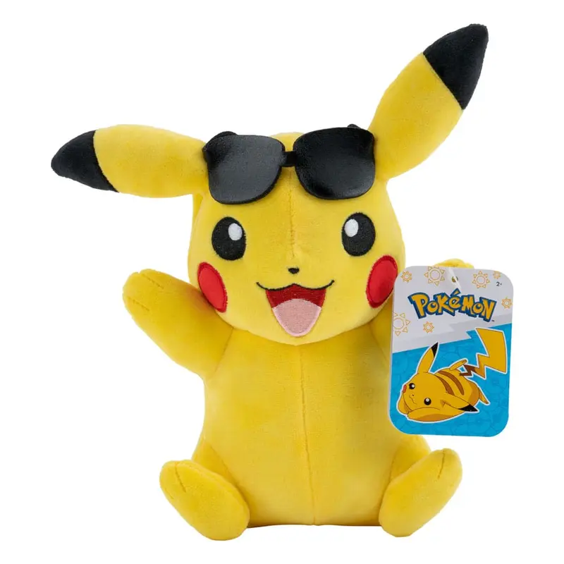 Pokémon Plüschfigur Pikachu mit Sonnenbrille 20 cm