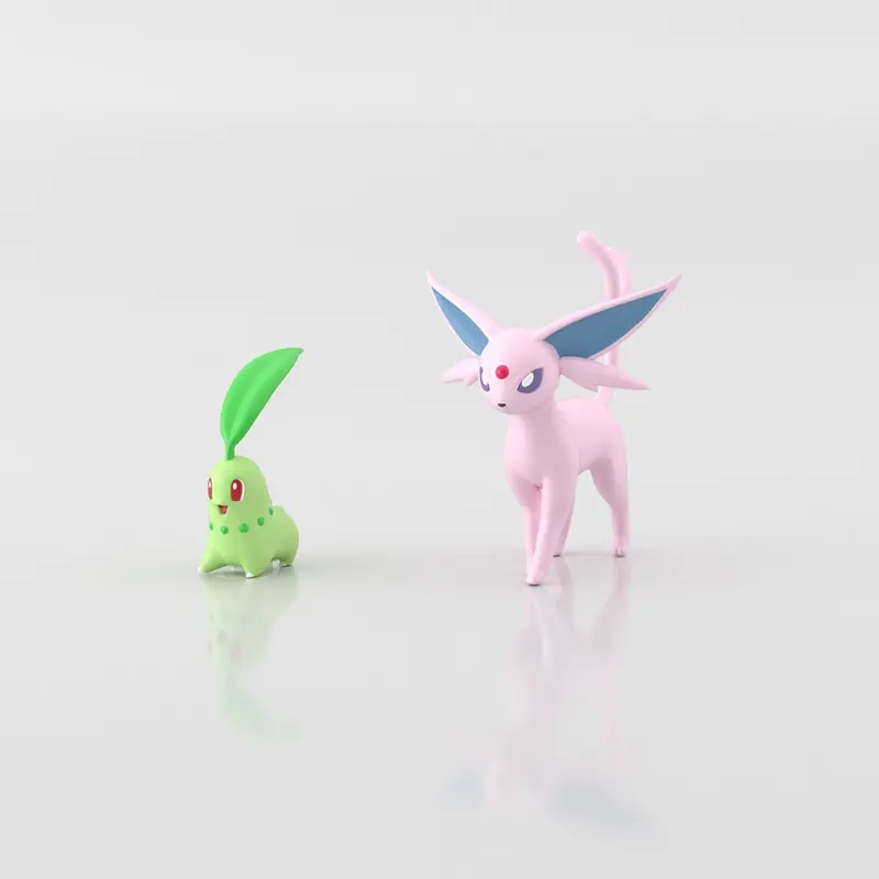 Pokemon Scale World Endivie und Psiana Sammelfiguren