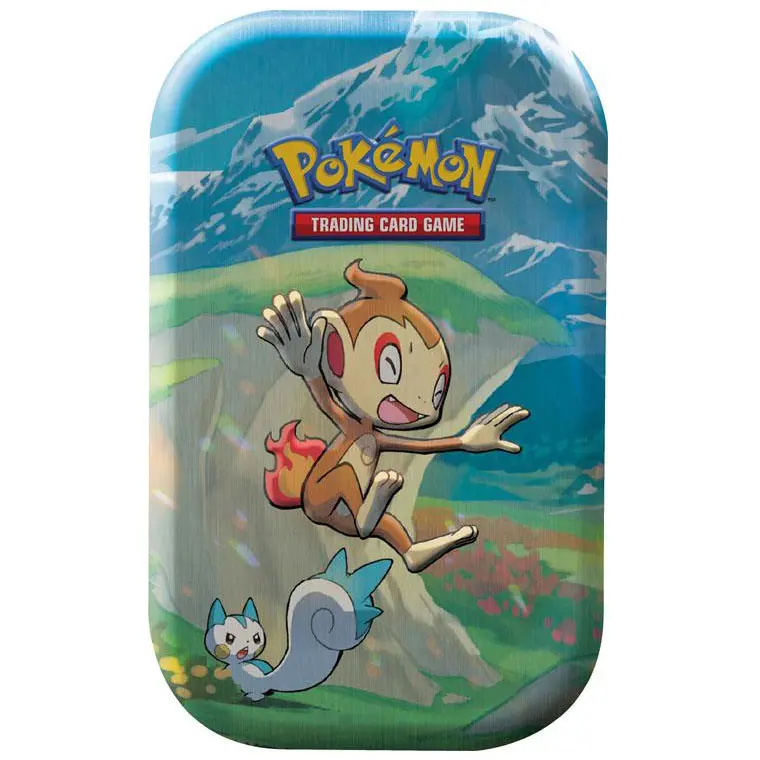 Pokemon TCG Sinnoh Sterne Mini Tin Box Panflam & Pachirisu (DE)