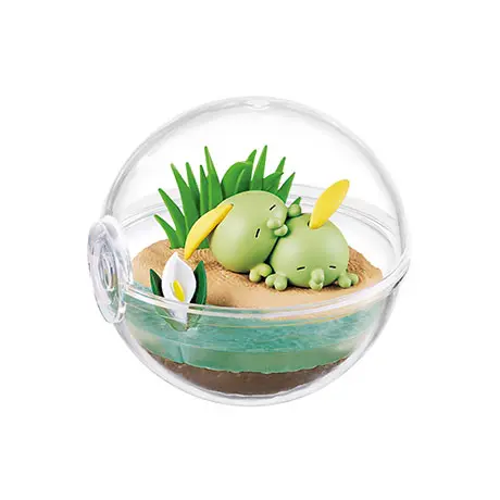 Pokemon Terrarium Collection "Everyday is a Happy Day" Re-Ment Figur (3) Schluppuck