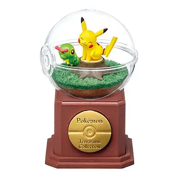 Pokemon Terrarium Vol. 10 Re-Ment Figur (1) Pikachu & Raupy