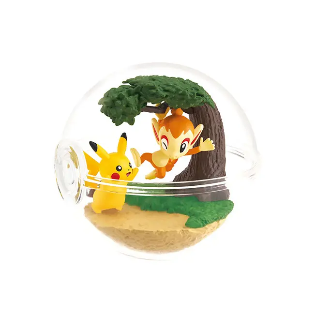 Pokemon Terrarium Vol. 12 Re-Ment Figur (1) Pikachu & Panflam
