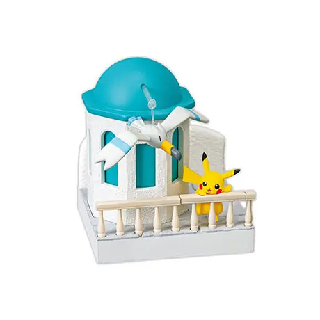 Pokemon Town 3 Seaside Promenade Re-Ment Figur (1) Pikachu & Wingull