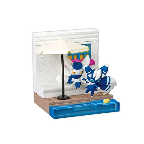 Pokemon Town 3 Seaside Promenade Re-Ment Figur (6) Psiaugon