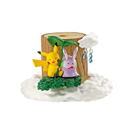 Pokemon Tree Collection Vol. 7 Re-Ment Figur (2) Pikachu & Viscora