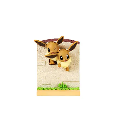 Pokemon "Welcome Back! Collection - Waiting For You!" Re-Ment Figur (2) Evoli