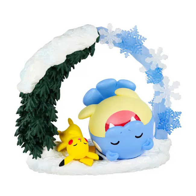 Pokemon World Circular Diorama Collection Re-Ment Figur (1) Pikachu & Seemops