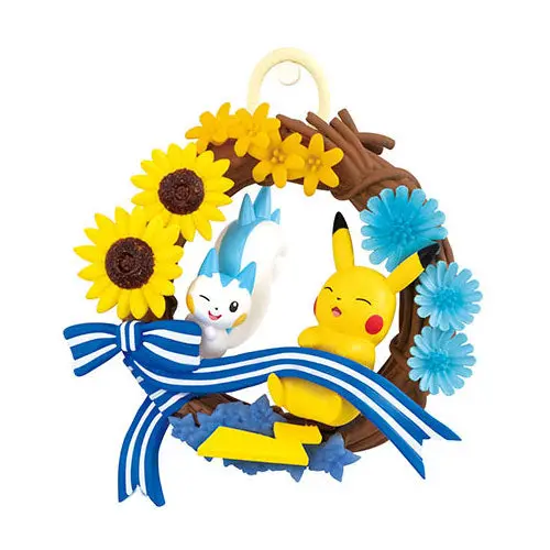 Pokemon Wreath Collection Re-Ment Figur (1) Pikachu & Pachirisu