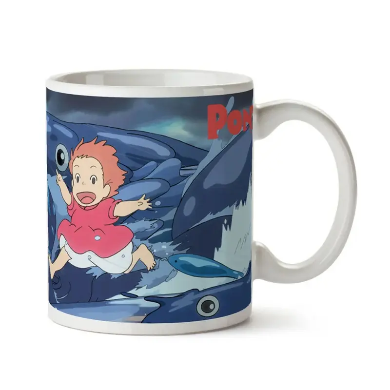 Ponyo on the Cliff - Ponyo auf der Welle - Keramik Tasse - 340ml - Semic