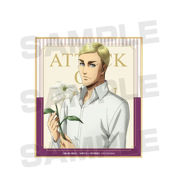 [Pop Up Store] Attack on Titan Shikishi Erwin Smith