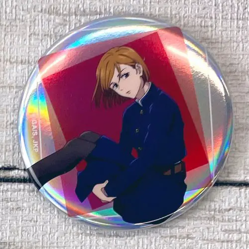 [Pop Up Store] Jujutsu Kaisen Plaza Holo Button Nobara Kugisaki Rest Ver.