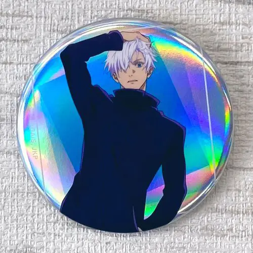 [Pop Up Store] Jujutsu Kaisen Plaza Holo Button Satoru Gojo Rest Ver.