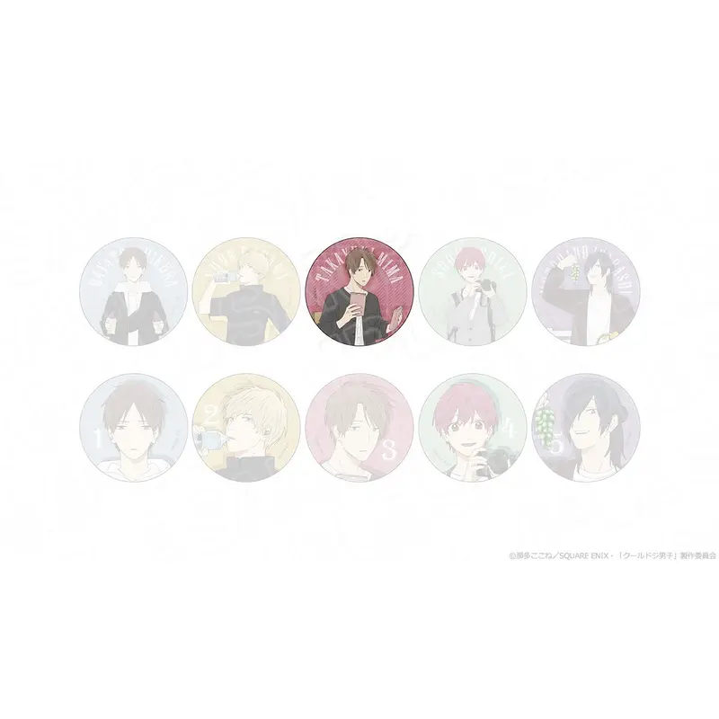 [Pop Up Store] Play It Cool, Guys Button Takayuki Mima Autumn Ver. (A)