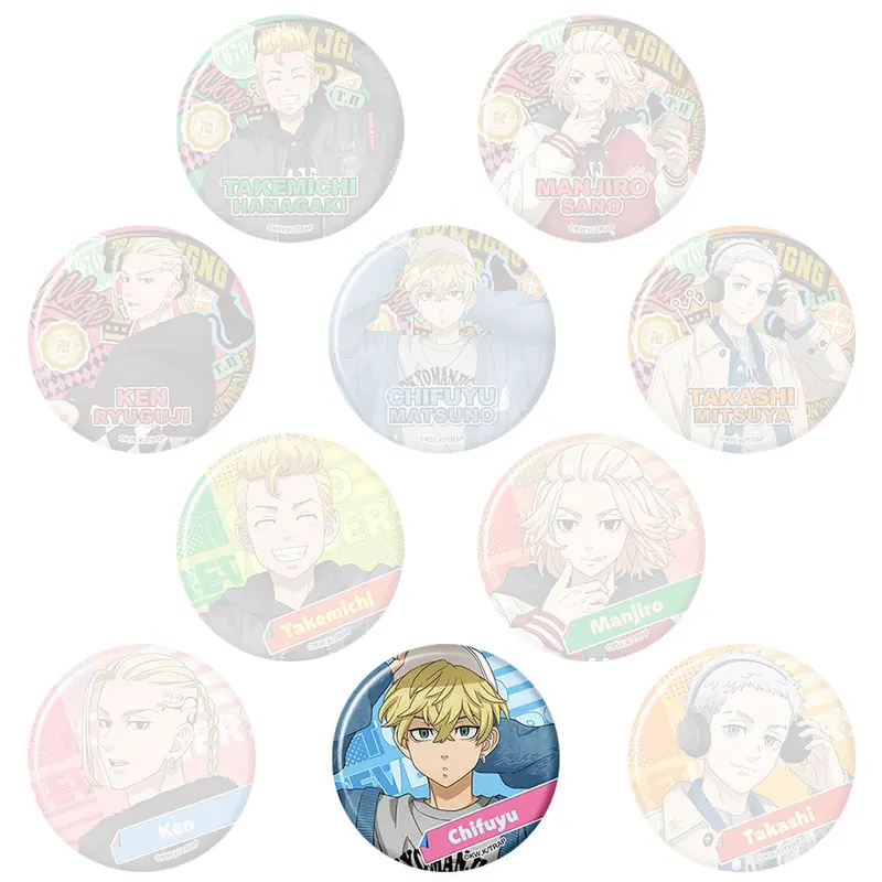 [Pop Up Store] Tokyo Revengers x WEGO "Off Scene" Special Collaboration Button Chifuyu Matsuno (B)
