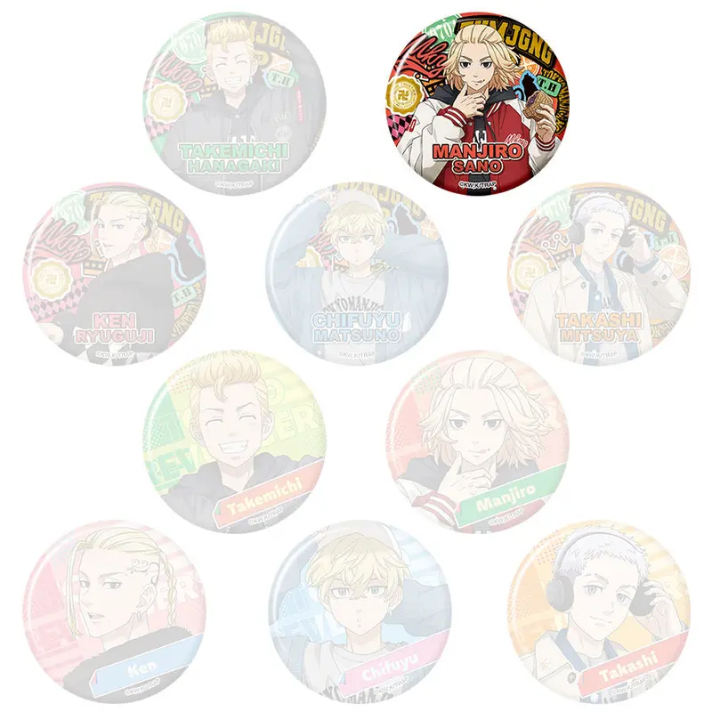 [Pop Up Store] Tokyo Revengers x WEGO "Off Scene" Special Collaboration Button Mikey (A)