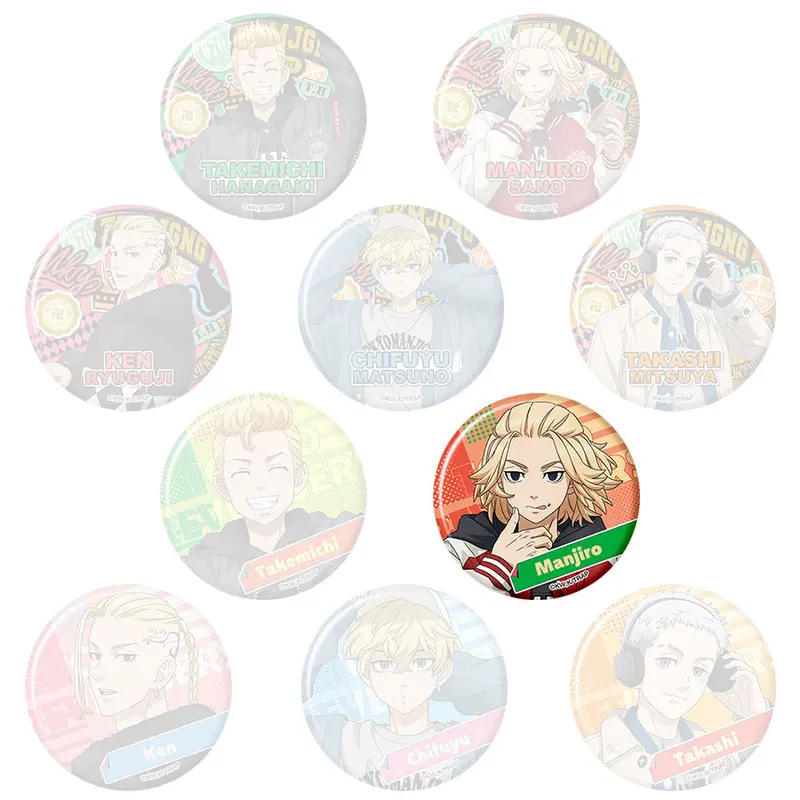 [Pop Up Store] Tokyo Revengers x WEGO "Off Scene" Special Collaboration Button Mikey (B)